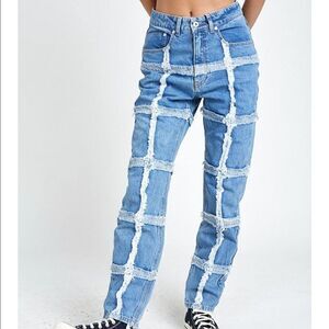RAGGED JEANS - CROOK JEAN BLUE